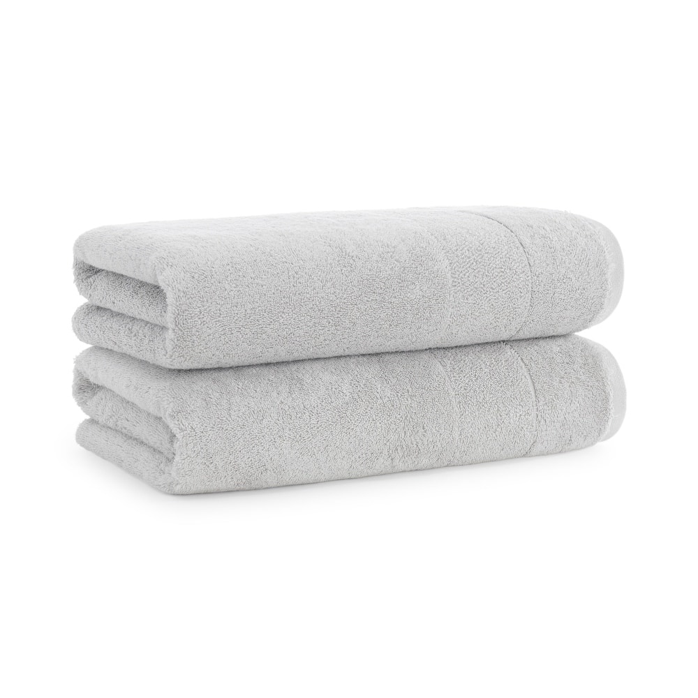 Aston & Arden Turkish Solid 2-Piece Bath Towels - 60x30