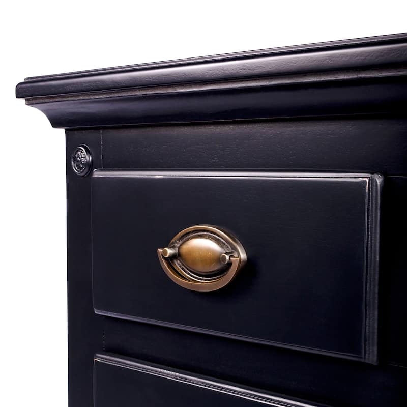Easterbrook 31.5 in. W Rectangular Wood 4-Drawer Accent Chest