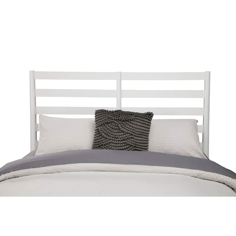 California King Bed with Headboard - Handmade Wooden Platform Bed Frame, White Finish, 90"L x 76.5"W