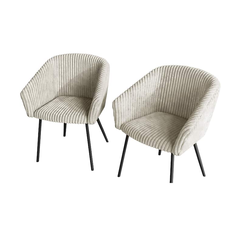 CraftPorch Minimalist 2-Piece Dining Chair