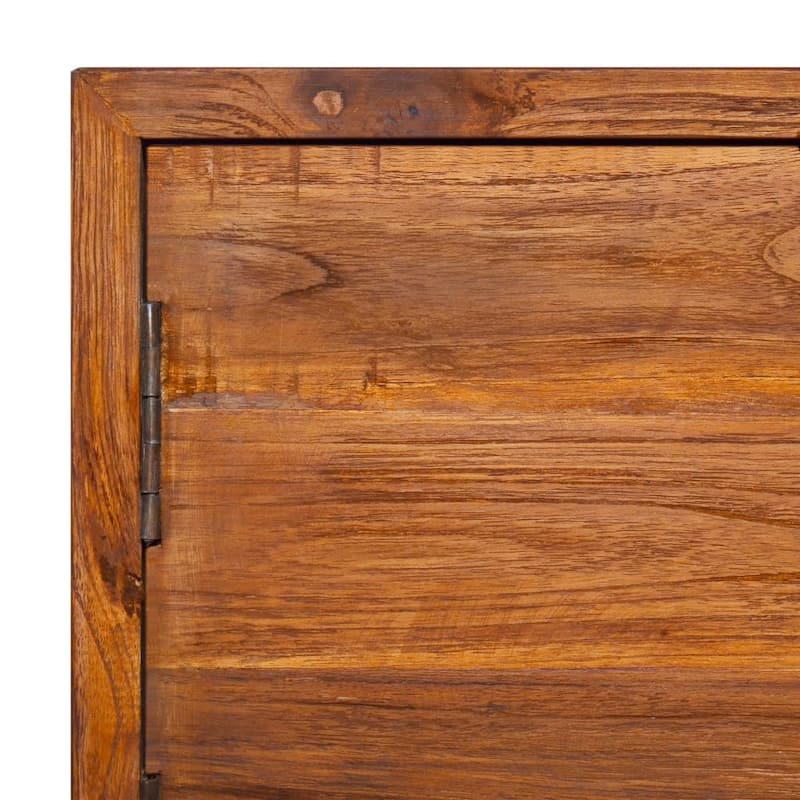 vidaXL Wall-mounted TV Stand 35.4"x11.8"x11.8" Solid Wood Teak