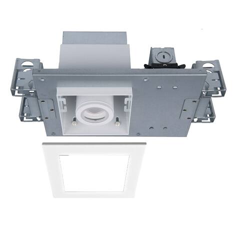 WAC Lighting Silo Multiples Single Light 8" Wide LED Square Adjustable