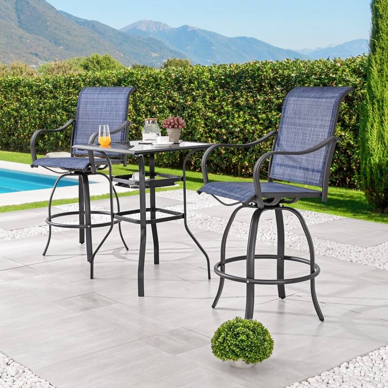 Patio Festival Outdoor 2-Person Bistro Dining Set