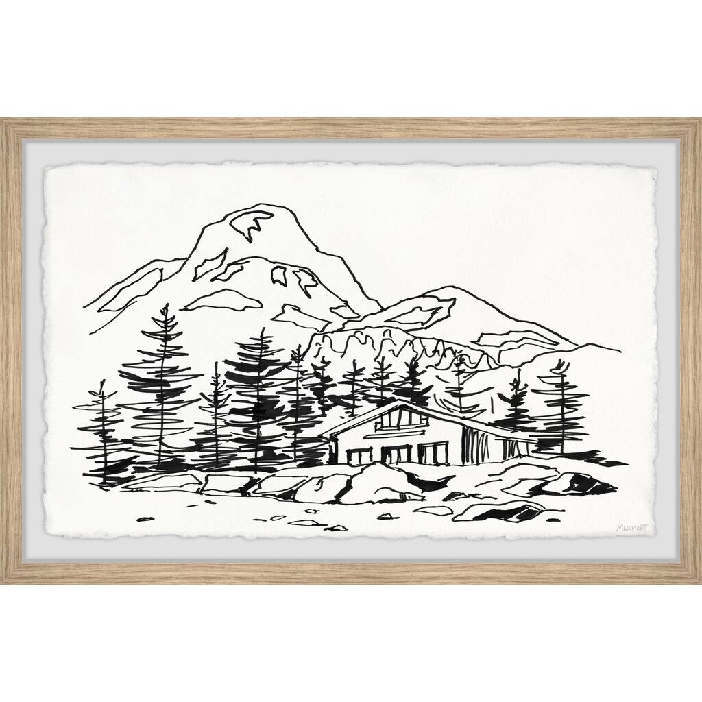 Majestic Mountains Framed Wall Art, Scenic Beauty - A Captivating Landscape for Your Walls