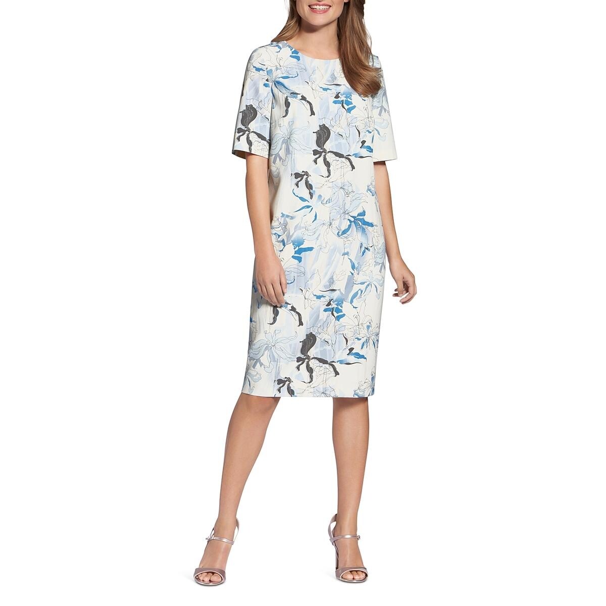 Shop Basler Womens Plus Adventure Time Wear To Work Dress Printed