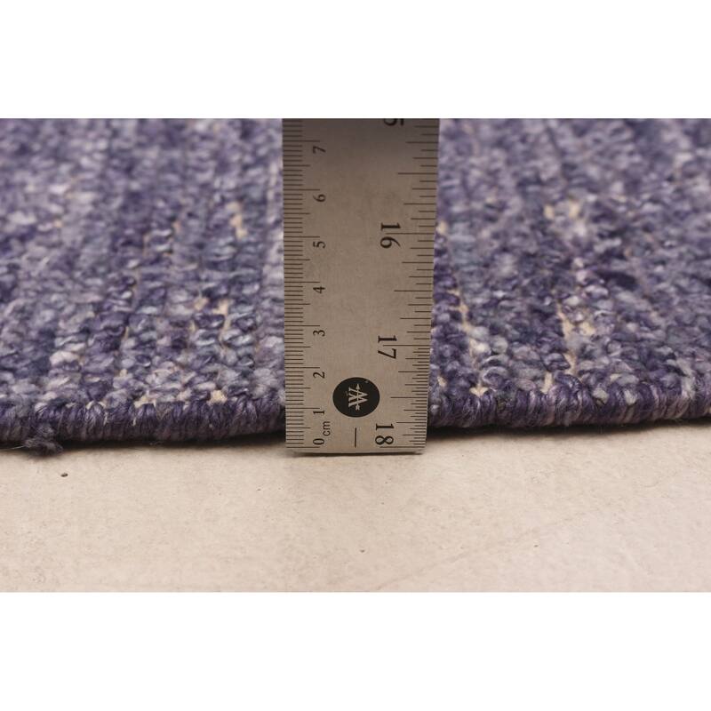 ECARPETGALLERY Hand-knotted Loreto Purple Silk Rug - 9'8 x 14'11