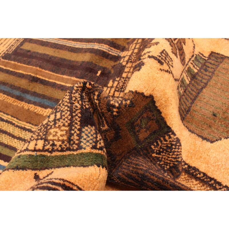 ECARPETGALLERY Hand-knotted Teimani Beige Wool Rug - 3'2 x 4'11