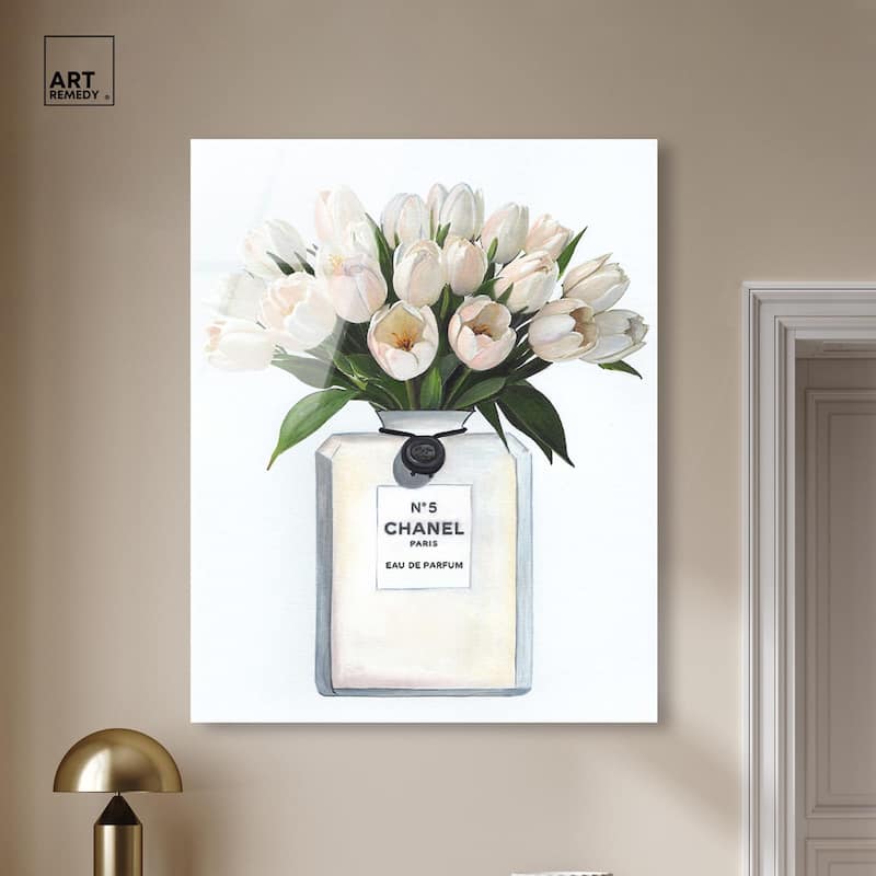 Doll Memories - Floral Happiness Acrylic by Art Remedy, Ready to Hang