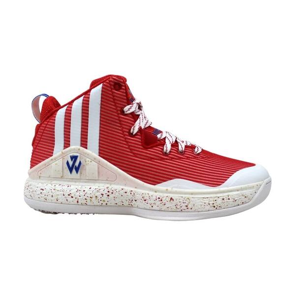 Shop Adidas John Wall J Scarlet Red White S84211 Grade School