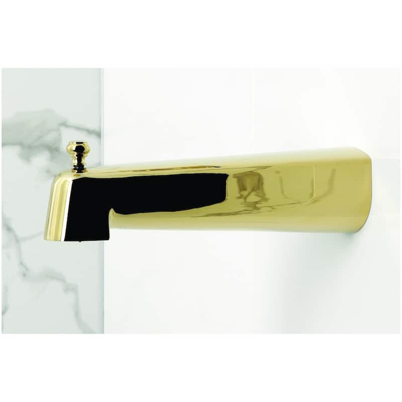 Kingston Brass KB589.PL Demure Tub and Shower Trim Package with 1.8
