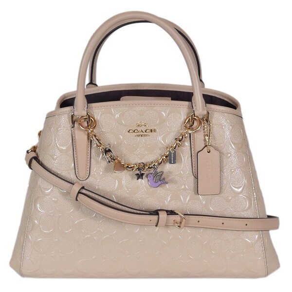coach patent leather satchel