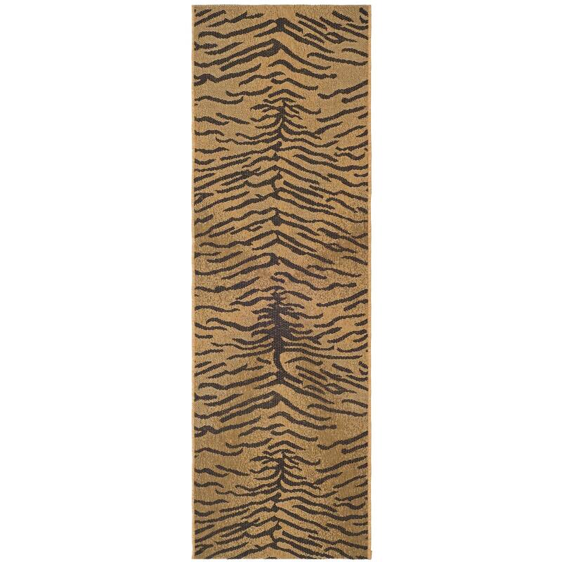 SAFAVIEH Courtyard Munawar Indoor/ Outdoor Waterproof Patio Backyard Rug