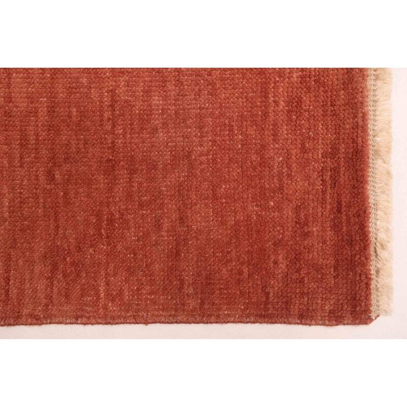 ECARPETGALLERY Hand-knotted Pak Finest Gabbeh Copper Wool Rug - 8'11 x 12'2