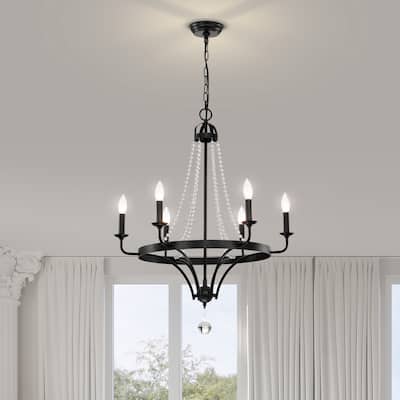 Alula 6-Light Candle Style Chandelier for Living/Dinig Room, Bedroom