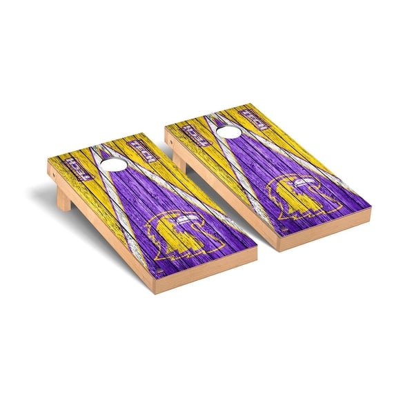 slide 2 of 5, Tennessee Tech TTU Golden Eagles Triangle Cornhole Board Set