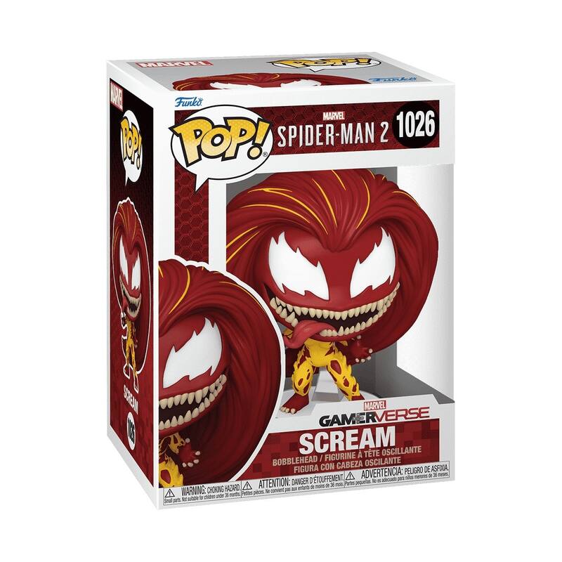 Funko POP! Marvel Spider-Man 2 Scream (Mary Jane) 3.75" Vinyl Figure (#1026) - Multi-Color
