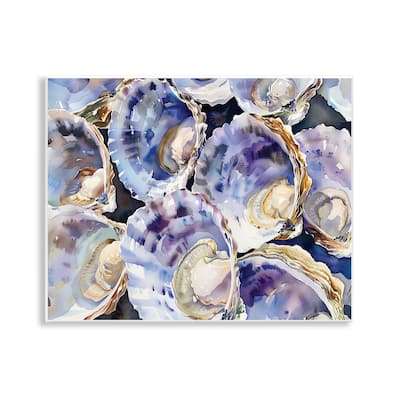 Stupell Maritime Clams & Oysters Wall Plaque Art Design By Heidi Kuntz