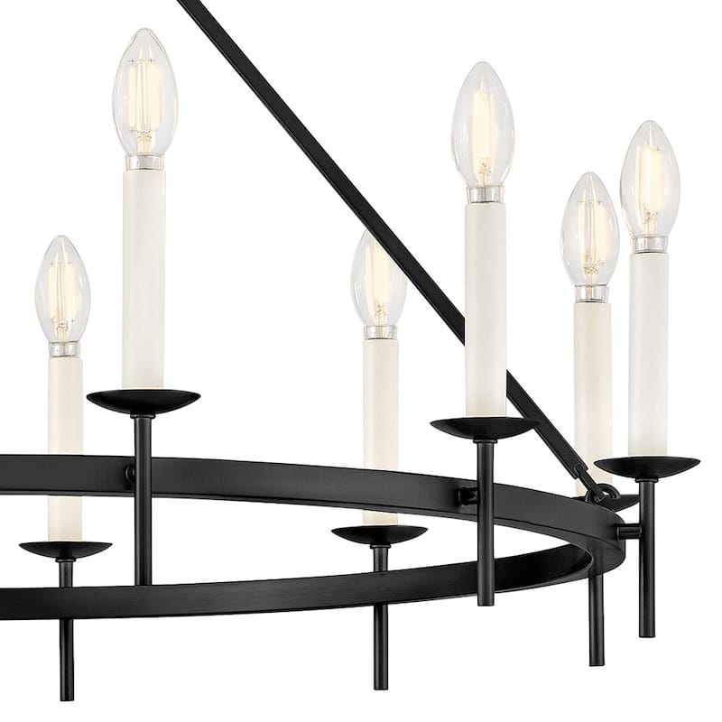 Hinkley Lighting 47476 Copley 12 Light 36" Wide Taper Candle Style