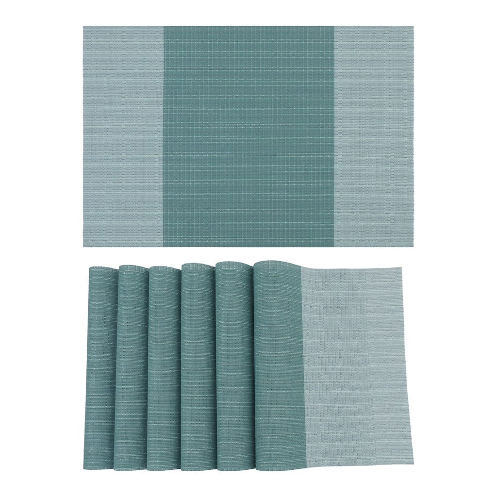Placemats Set of 6 Easy Clean Placemats for Kitchen Dining Table Decor Heat Resistant Table Placemats Wipeable Table Mat