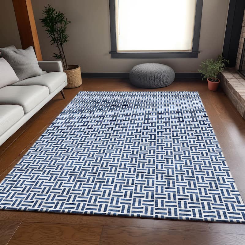Premium Washable Super Soft Modern Geo Mayfield Rug