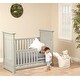 preview thumbnail 5 of 5, HomeRoots Gray Solid and Manufactured Wood Standard Three In One Convertible Crib - 56