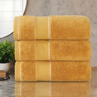 Superior Niles Cotton Ultra-Plush Absorbent Bath Towels, Set of 3