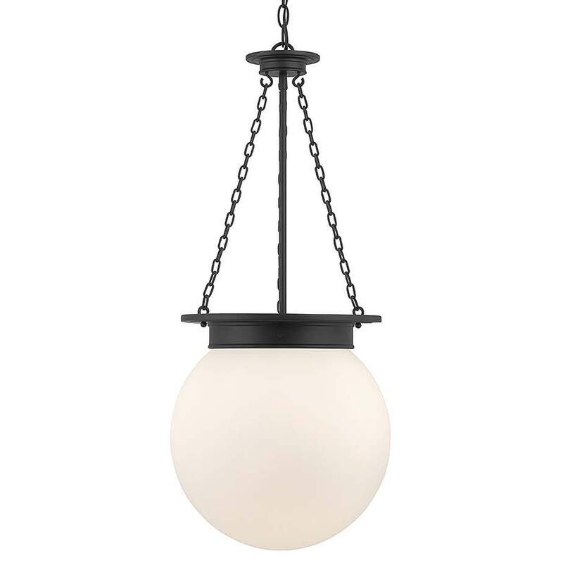 Savoy House 7-3901-3 Manor 3 Light 14" Wide Pendant - Matte Black