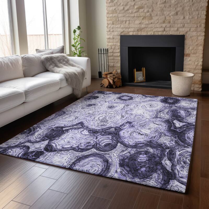 Premium Washable Super Soft Abstract Modern Mayfield Rug