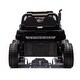 preview thumbnail 10 of 38, 24V 2-Seater UTV-XXL Ride On Truck with Dump Bed for kid,Ride On 4WD UTV with 6 Wheels,Tipping and Openable Rear Cargo Bed Black