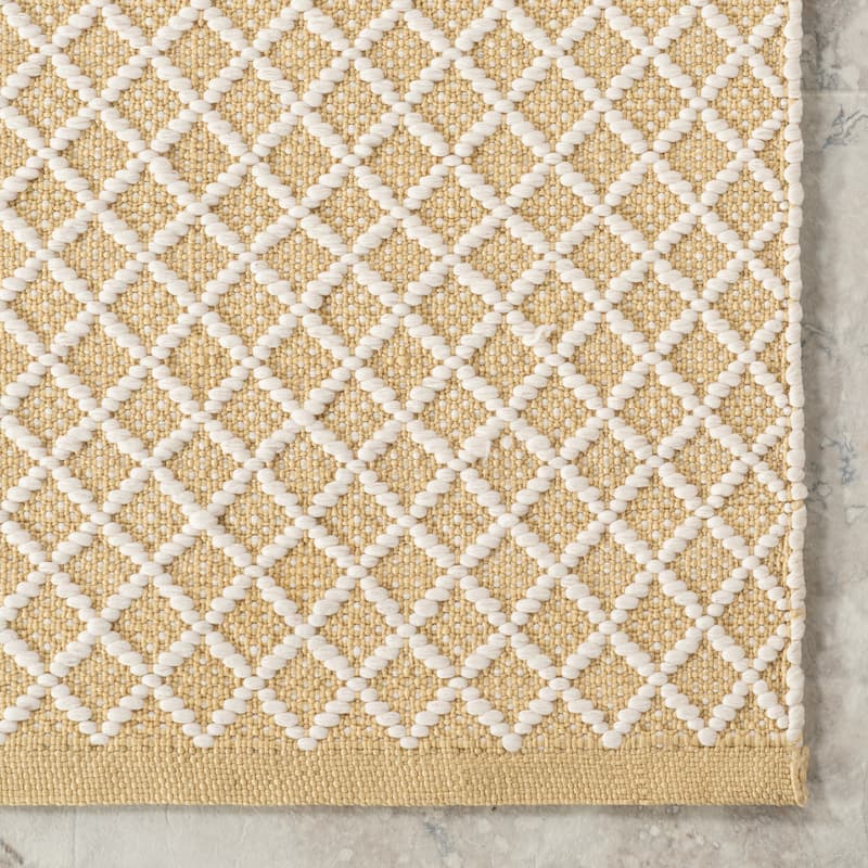 Home Conservatory Trellis Handwoven Indoor/Outdoor Area Rug