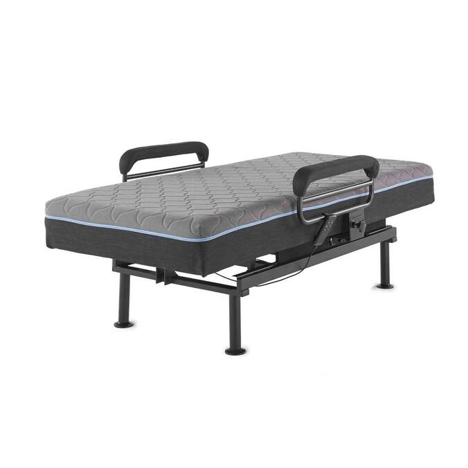 Adjustable Twin XL Bed with Lift Assist, Memory Foam Mattress, and Remote Control