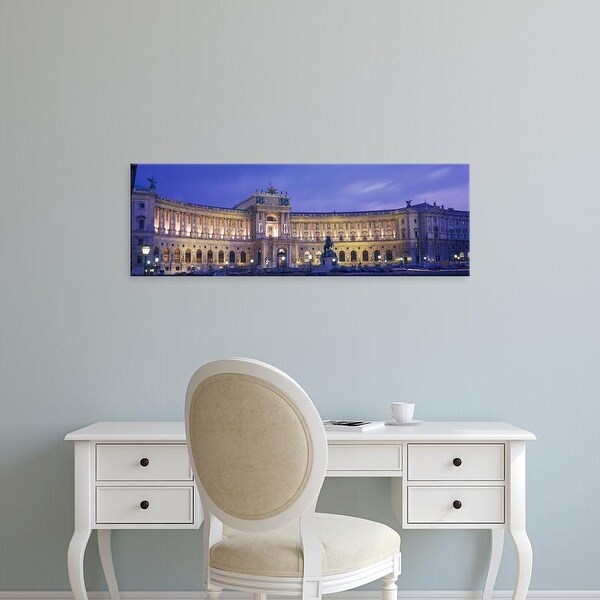 Easy Art Prints Panoramic Images's 'Hofburg Imperial Palace, Heldenplatz, Vienna, Austria' Premium Canvas Art