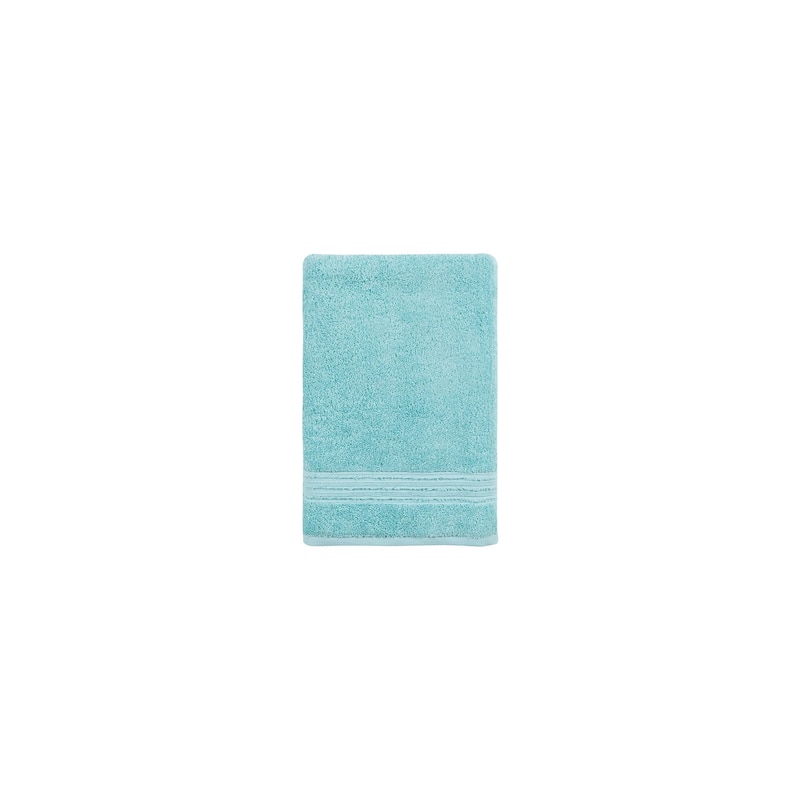 Ozan Premium Home 100% Genuine Turkish Cotton Cascade Bath Towel - Aqua