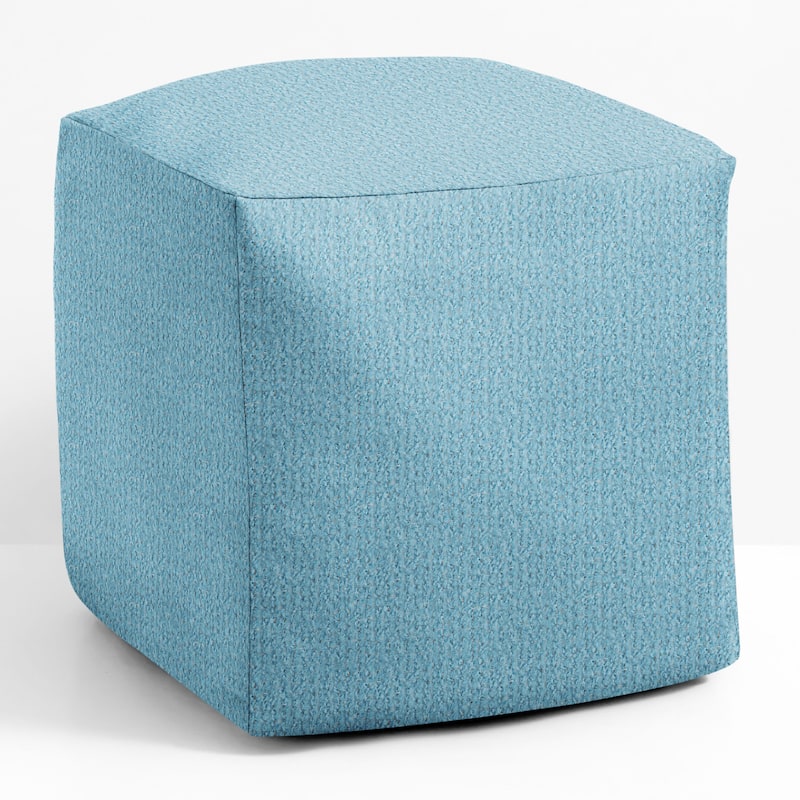 Sorra Home Sunbrella Outdoor Bean Pouf Square
