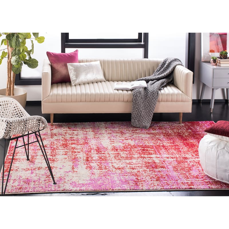 SAFAVIEH Adirondack Guillerma Modern Abstract Distressed Rug