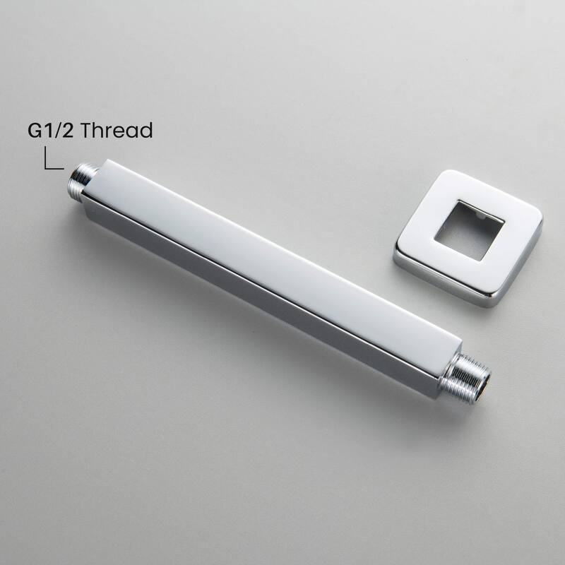 Cube 8" Ceiling Mounted Shower Arm