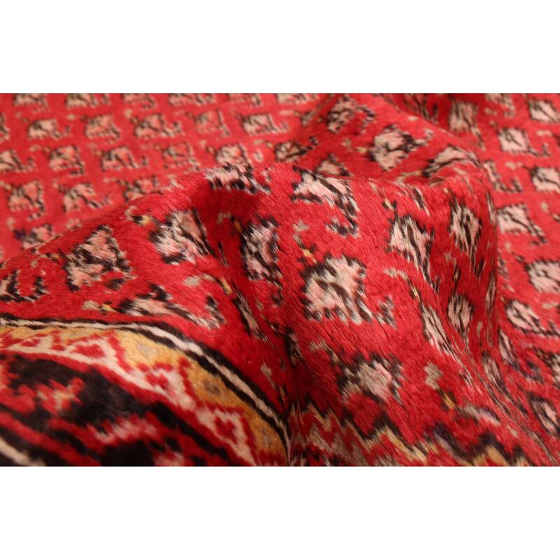 ECARPETGALLERY Hand-knotted Andelz Red Wool Rug - 4'0 x 6'4