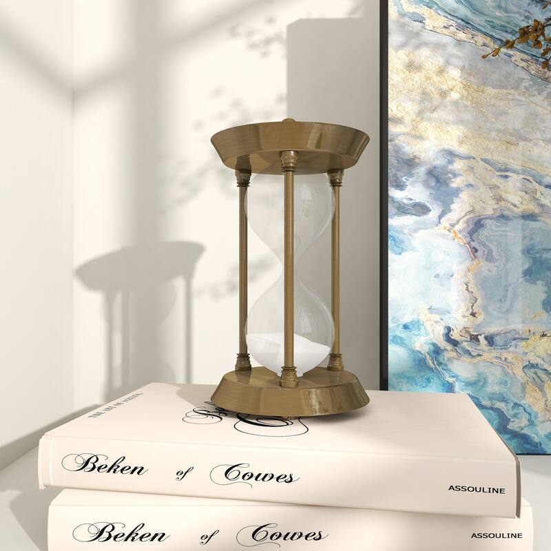 Brass Metal Hourglass Sand Timer