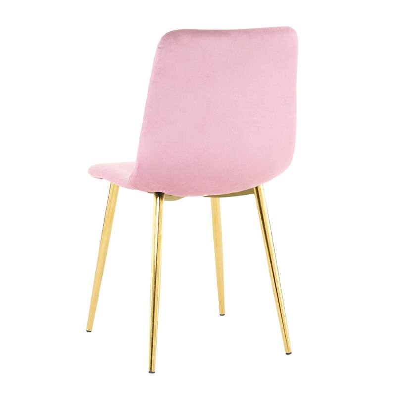 Dining Black Chair Dressing Chair Student Desk Chair Gold Metal Legs