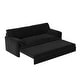 preview thumbnail 32 of 82, 66" Queen Pull Out Sofa Bed, 3-in-1 Convertible Sleeper Sofa with Side Storage