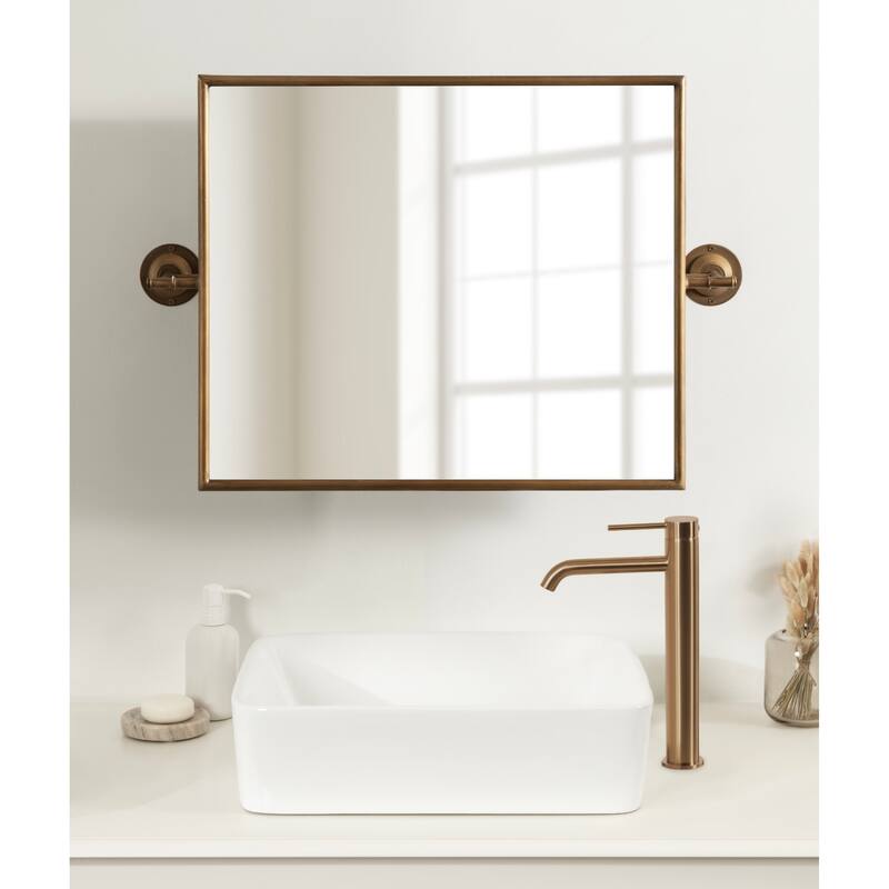 Kate and Laurel Darbridge Rectangle Pivot Mirror