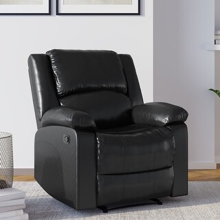 Relax A Lounger® Porter Faux Leather Manual Recliner by iLounge