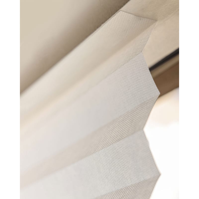 CHICOLOGY Temporary Shade, Light Filtering Pleated Window Treatment Perfect for Instant Privacy, Instant White