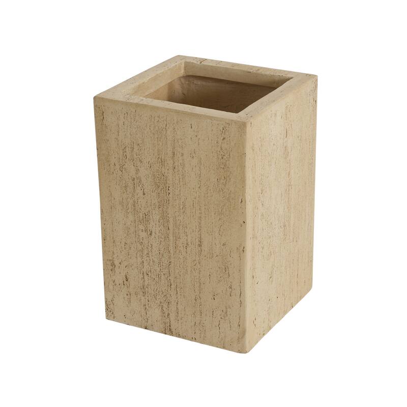 Christopher Knight Home - Travertine MGO Handmade Rectangle Planter Box, Durable Outdoor Garden Pot with Drainage