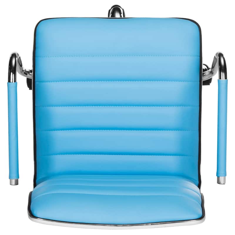 Safavieh Jonika Contemporary Adjustable Blue Desk Chair - 22"W x 23"D x 40"H