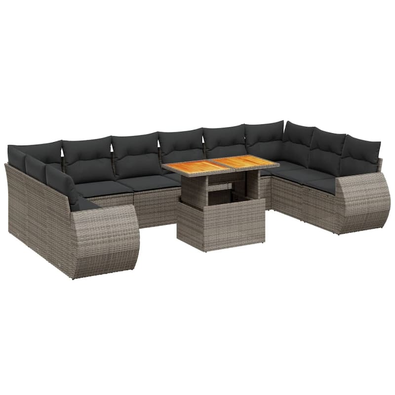 vidaXL Garden Sofa Set - 21.7 x 39.4 x 28.7