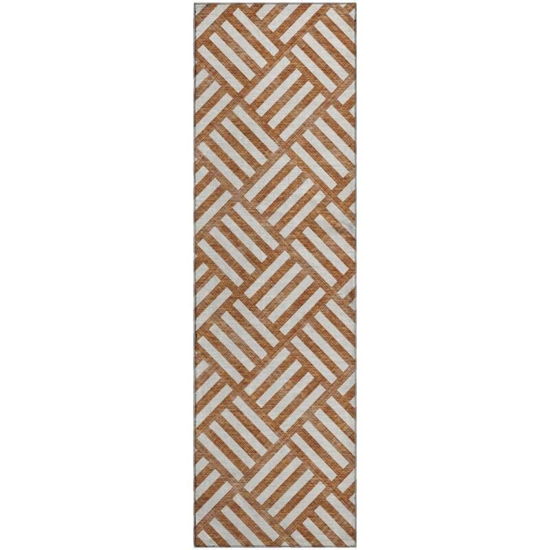Premium Washable Super Soft Contemporary Mosaic Mayfield Rug