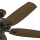 preview thumbnail 13 of 25, Hunter 52" Builder Elite Ceiling Fan w/Pull Chains - Traditional, Casual, Transitional