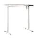preview thumbnail 11 of 15, White Electric Standing Desk 4 Memory Presets 47x26 Inch USB A C Ports