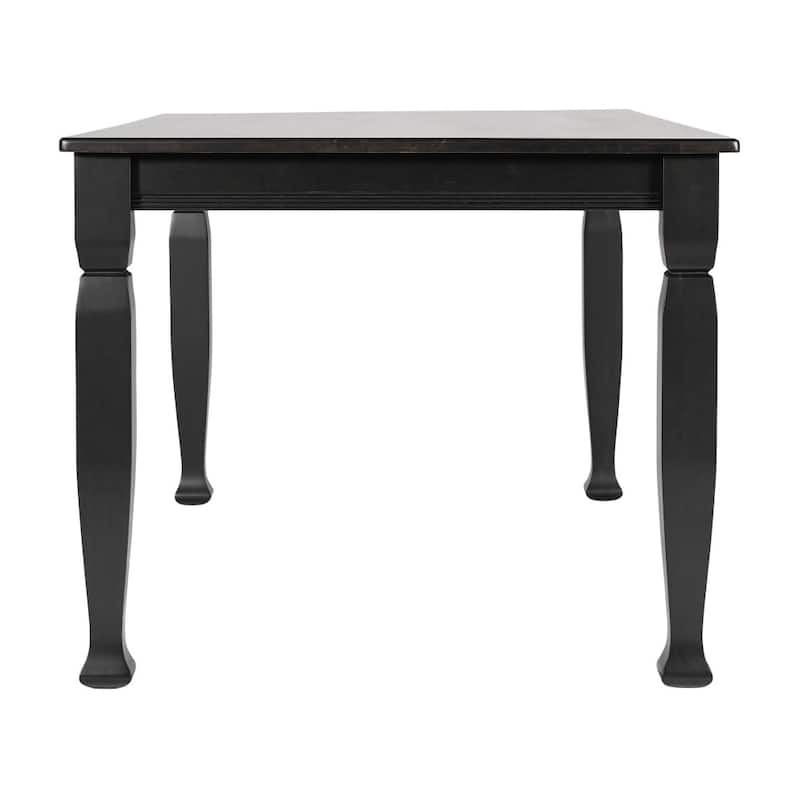 Solid Wood Commercial Grade Dining Table with Turned Legs